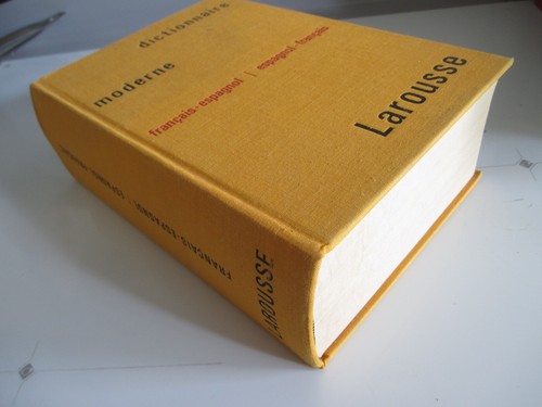 FRANZÖSISCHES SPANISCHES WÖRTERBUCH LAROUSSE 1972