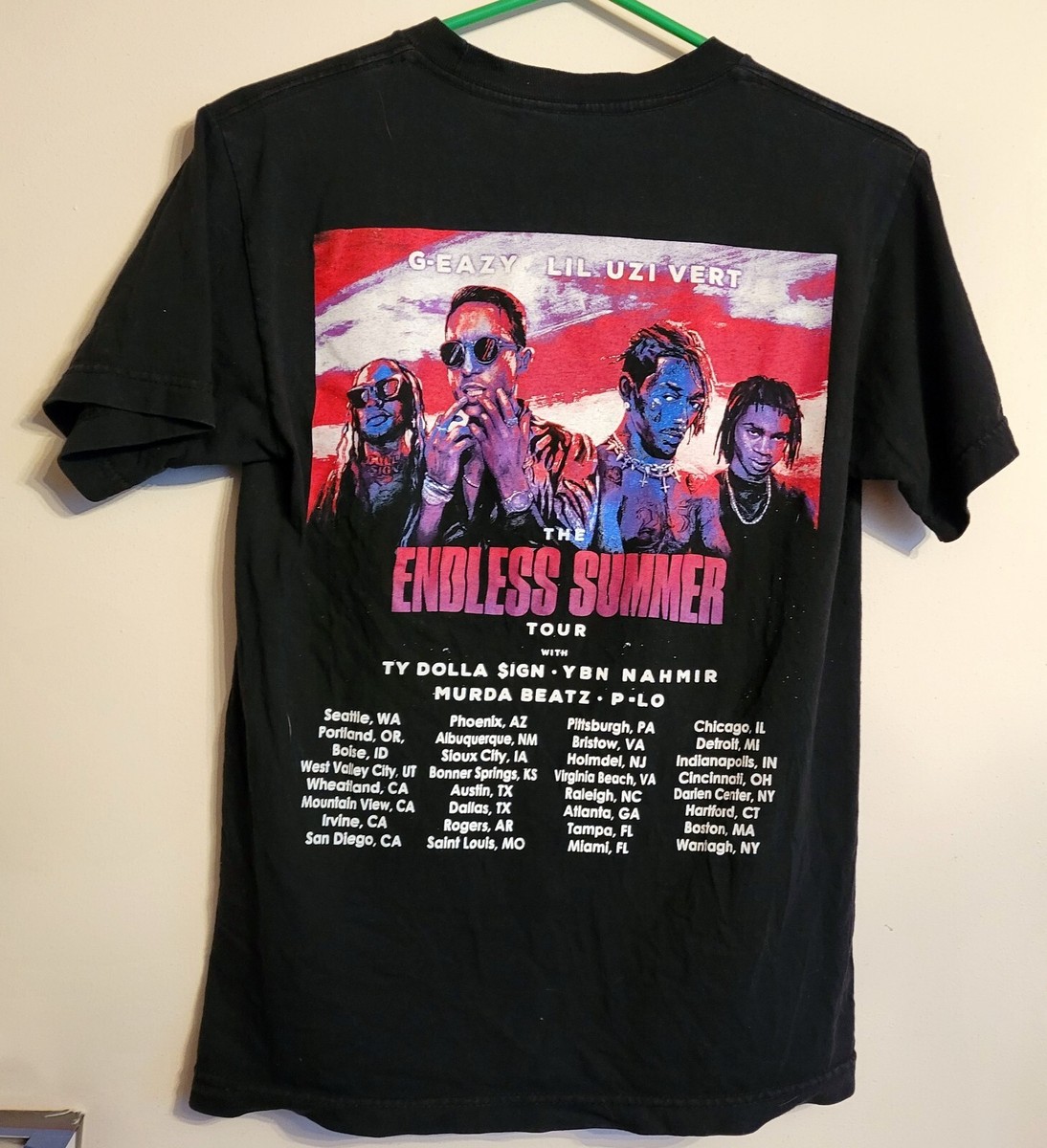 ツアー Tシャツ グッドフェイス G-Eazy 2018年 G-EAZY Tour 2018 