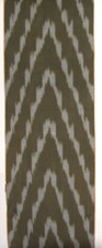 11 Yard HAND MADE UZBEK Natural 100 COTTON IKAT FABRIC 8964