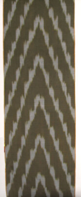 11 Yard HAND MADE UZBEK Natural 100% COTTON IKAT FABRIC # 8964