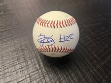Yunior Severino Signed Game Used Appalachian League Baseball Auto Autograph