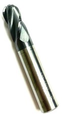 1/2" 4 FLUTE SINGLE BALL END ALTIN COATED CARBIDE END MILL - HTC 145-4500 - USA!