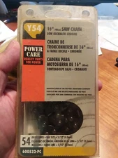 Power Care 16" Saw Chain Y54 Fits McCullough Saws