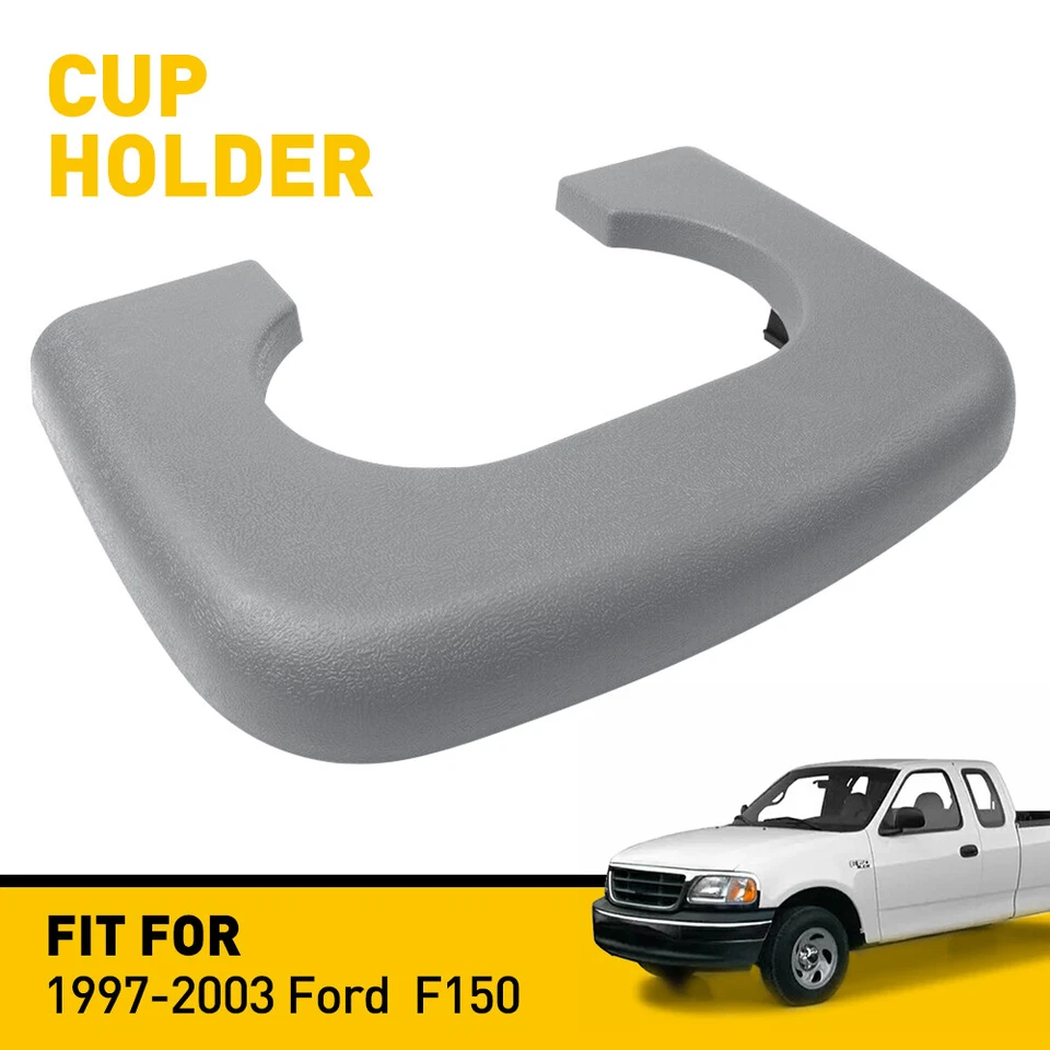 Portavasos para consola central Ford F150 1997-2003 reposabrazos almohadilla soporte para botella de bebida Foto 2 de 4