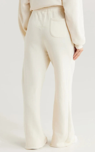 NWOT AVIATOR NATION WIDE LEG POCKET WOMEN'S SWEATPANTS VINTAGE WHITE SZ M $170 - Picture 6 of 23