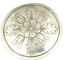 Saddle Silver Horn Cap 2" Conchos Bridle, Leather Work