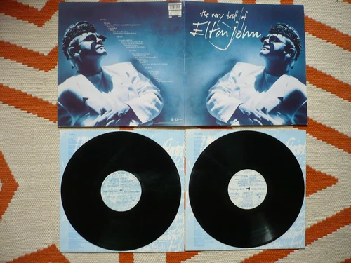 Elton John The Very Best Of Double Vinyl UK 1990 Singles Greatest Hits 2 LP VG