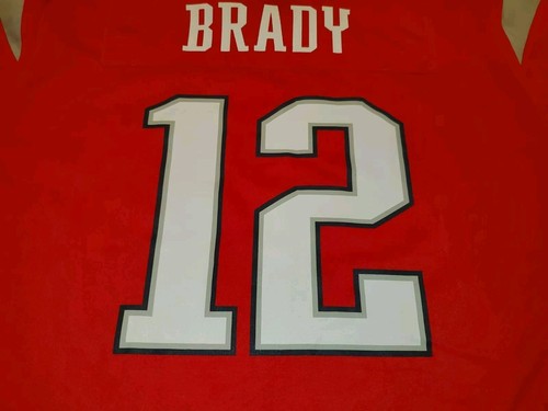 Nike TOM BRADY Red Inverted Legend NEW ENGLAND PATRIOTS Youth NFL Team JERSEY XL - Picture 21 of 21