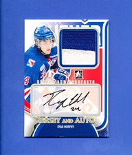 2013 ITG HOCKEY HEROES & PROSPECTS RYAN MURPHY RC jersey & auto GOLD /10   