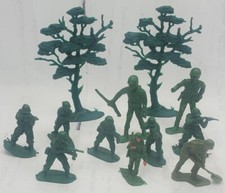 Vintage Lot of Green Army Men Made in Hong Kong