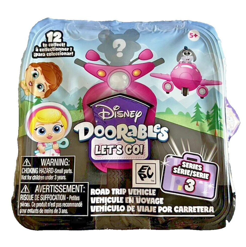 Disney Doorables Let's Go Vehículos Serie 3 - NUEVO, SELLADO Vehículo Sorpresa DIVERTIDO Foto 4 de 4
