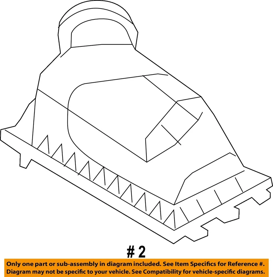 Conjunto de filtro de aire usado se adapta a: Ford Edge 2011 3,7 grado A Foto 4 de 4