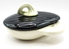 Vintage Hoenig California Pottery Candy Dish and Two Ashtrays