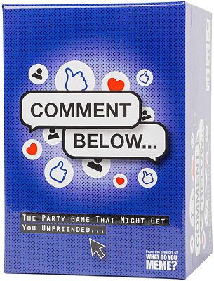Comment Below - Party Game by What Do You Meme? ~ Factory Sealed