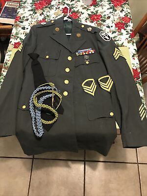 US Military Army Medic ? Dress Jacket Uniform Men's Size 39XL Plus Pins  Patches | eBay