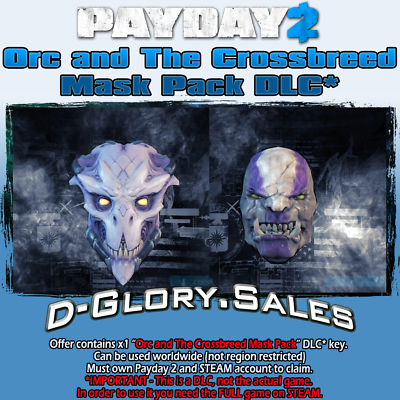 PAYDAY 2: Humble Bundle Mask Pack #5 (Steam)