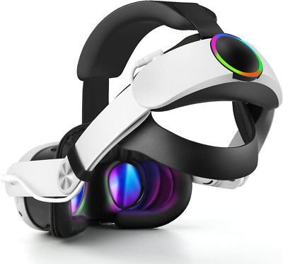 Head Strap with Battery Compatible with Meta/Oculus Quest 3/Quest 3S, 10000Mah F