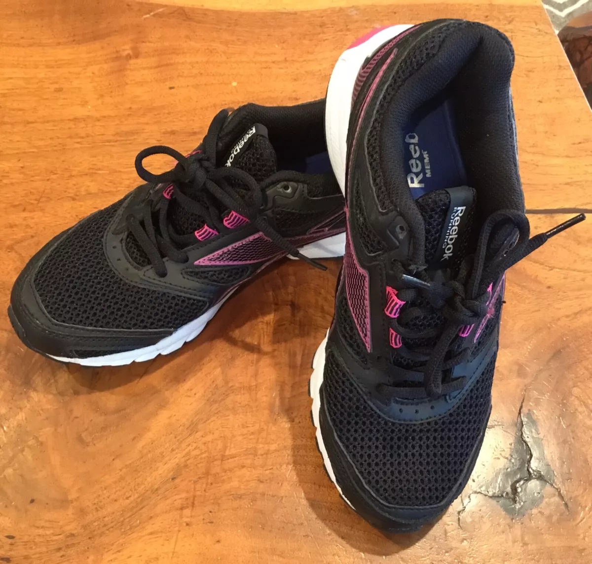 Reebok Womens Running Workout Shoe Size 8 Style 1AP506 1113 Black