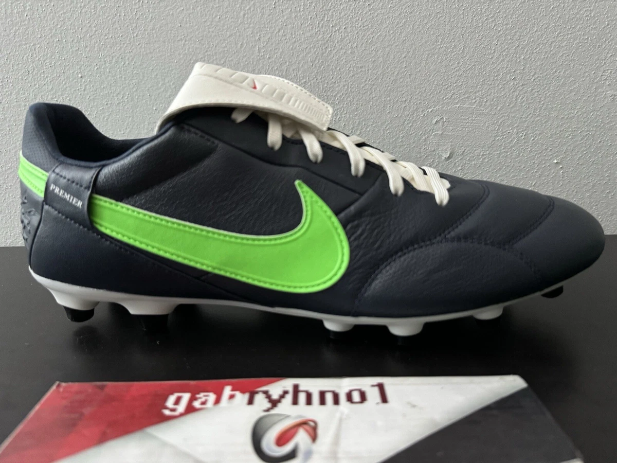 Nike Premier 3 FG \'Obsidian Rage Green\' AT5889-431 Soccer Cleats size 9 Nike Premier lll FG - Obsidian/Rage Green/Sail main image 3