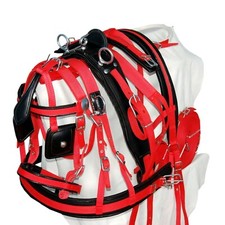 Synthetic Patent Nylon Single Horse Driving Harness Set Full Cob Pony Shetland