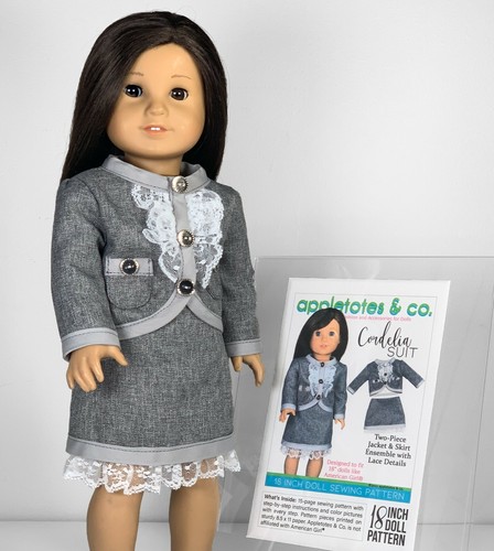 18 Inch Doll Pattern | Cordelia Suit | Fits 18" Dolls such as American Girl - Picture 5 of 7