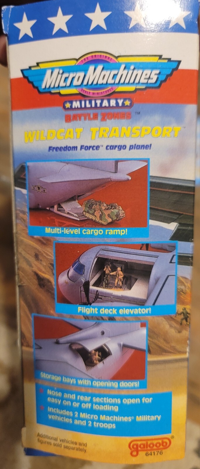 Vintage Micro Machines Military Battle Zones Wildcat Transport New in Box z10 eBay