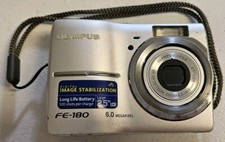 Olympus FE-180 Digital Camera - Silver Read Desc. 