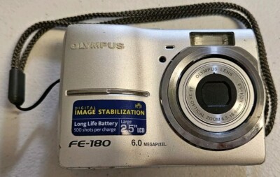 Olympus FE-180 Digital Camera - Silver (Read Desc.)