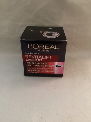 Loreal Revitalift Laser x3 Triple Action Anti-Aging Day Cream 1.7oz Firm Wrinkle