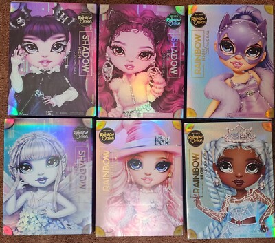 Shadow Rainbow High Costume Ball Special Edition Dolls Lot Of 6 Book Bella Lola 