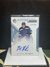 2018-19 Upper Deck SP Authentic Mitch Reinke #184 Autographed Future Watch /999