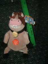 Disney  Plush  HOME ON THE RANGE  COW  MAGGIE  new with tags  NO SOUND 