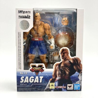 SHFiguarts サガット　ストリートファイターV フィギュアーツ Bandai S.H.Figuarts Sagat Street Fighter V Action Figure | eBay