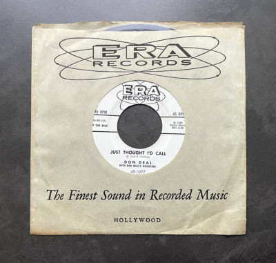 7'' Don Deal - Just Thought I'd Call - US ERA Promo