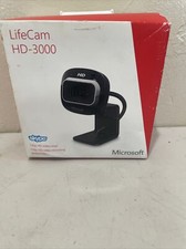 RARE Microsoft LifeCam HD-3000 Webcam 1492 Open Box