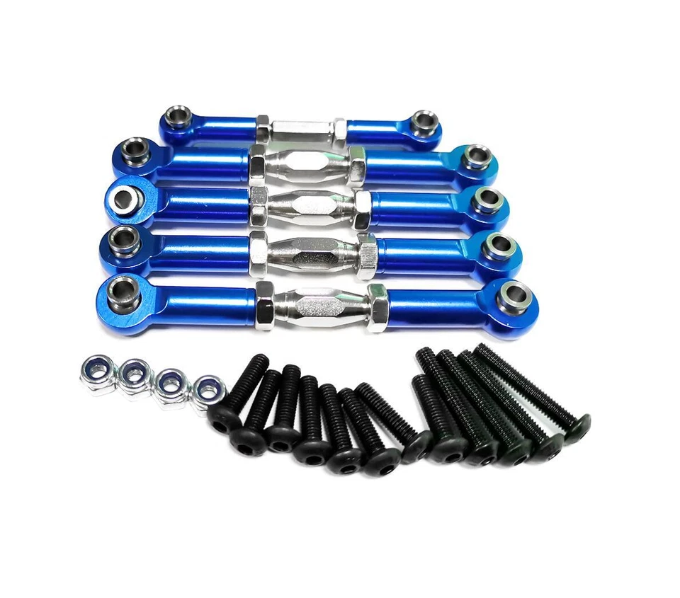 Alloy Metal Tie rod set For 1:10 Redcat Blackout XTE XBE SC Racing rc car Truck - Image 3 of 4