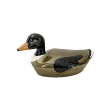 Jolie Terrine En Faïence De Michel Caugant Canard Vert 