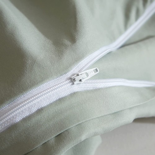Duvet Cover Queen Size- Soft Lightweight Aesthetic Farmhouse -Sage Green - Picture 7 of 8