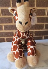 Build a Bear Giraffe 14" Plush-Bell Collar 2017 New Stored