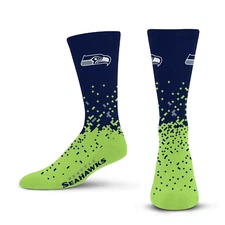 Seattle Seahawks NFL Spray Zone Socks - Large