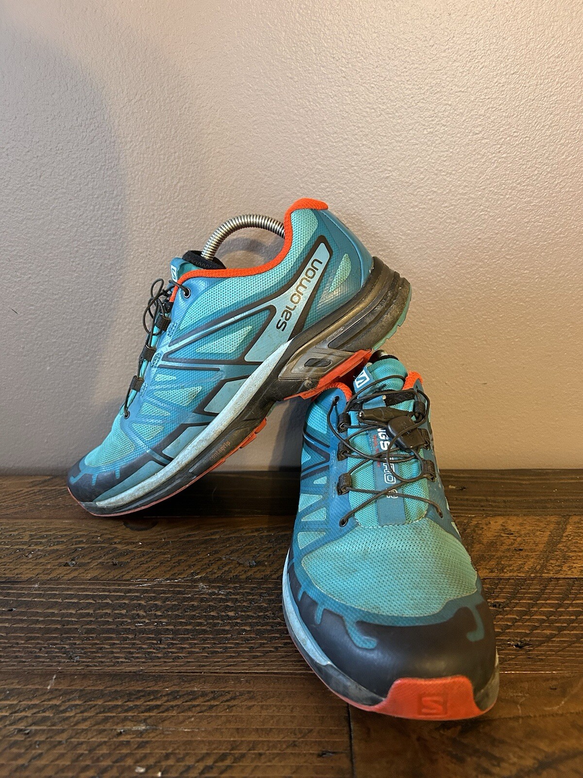 Scarpe da trail running Salomon Wings Pro 2 uomo taglia 10 blu rosso