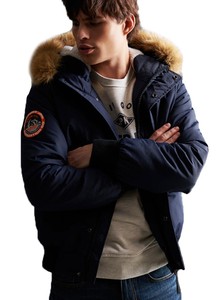 short winter coat with fur hood