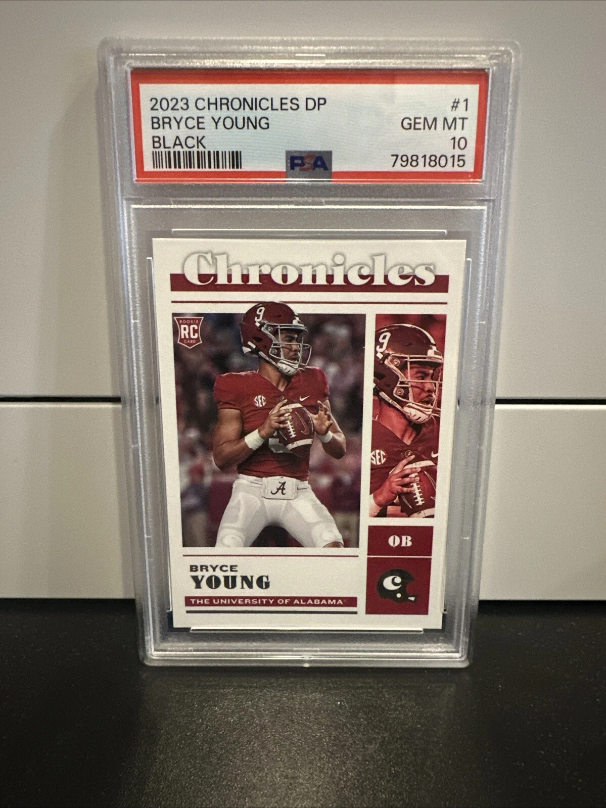 Bryce Young Panini Chronicles Draft Picks Black #1 Base
