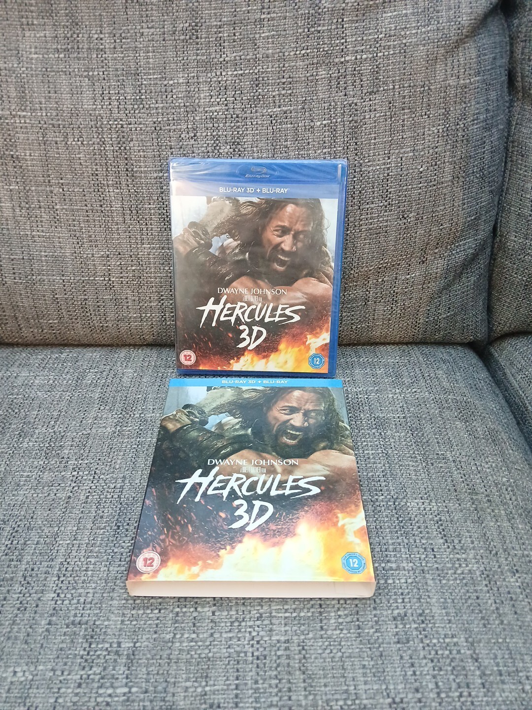 Hercules (Blu-ray 3D, 2014) Dwayne Johnson 3d And Blu Ray