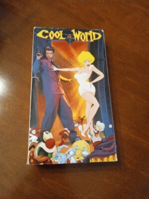 Cool World VHS Animated Characters Live Action Brad Pitt Gabriel