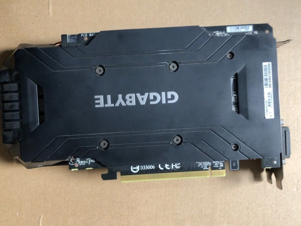 GIGABYTE NVIDIA GeForce GTX1060 WINDFORCE 6GB GDDR5 Graphics Video Card DVI HDMI - Image 2 of 4