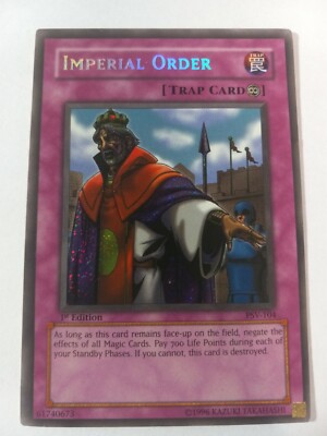 Yugioh Imperial Order PSV-104 1st Edition Secret Rare
