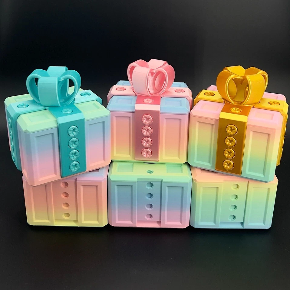 Cajas de regalo molestas - Impresas en 3D - Diferentes colores Foto 2 de 4
