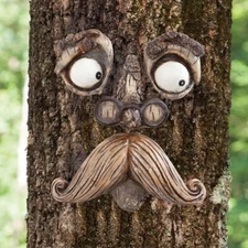 Old Man Tree Hugger  Tree Yard Decorations, Whimsical Tree Sculpture for Garden