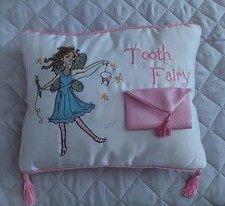 Lillian Rose Tooth Fairy Pillow,Excellent Condition,11.5 Wide And 9 High Very So